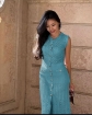 Picture of Sleeveless woolen dress - Cozy & Chic